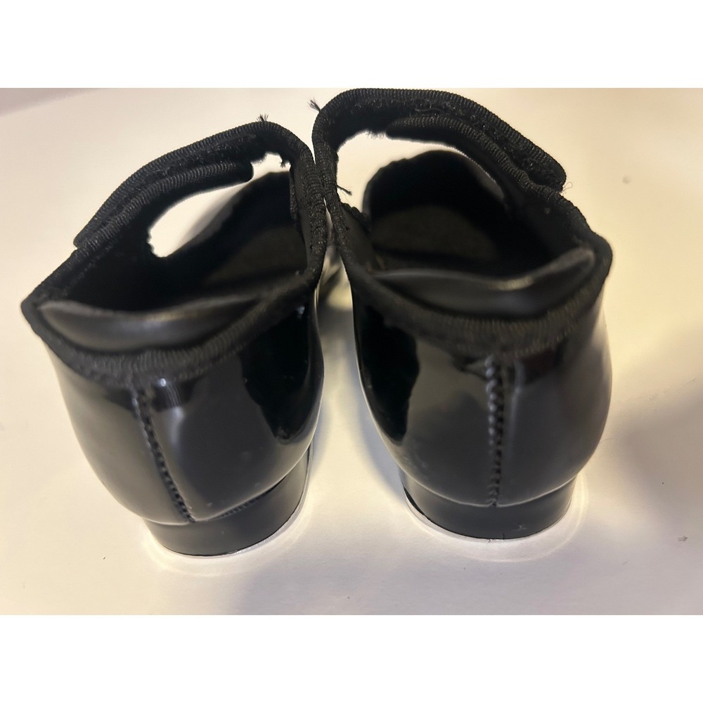 Theatricals Dance Kids Black Patent Mary Jane Tap Shoes T9050 Size 8.5M Used - Picture 5 of 9